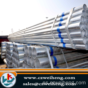 tubo de acero galvanizado de buena calidad bs1387